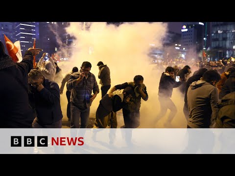 Protests in West Bank after Gaza hospital blast – BBC News