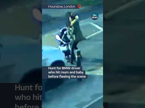 £5,000 reward for info on driver who hit mother and baby in pram before fleeing scene #itvnews