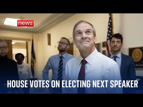 Watch live: US House of Representatives votes on electing Jim Jordan as the new speaker