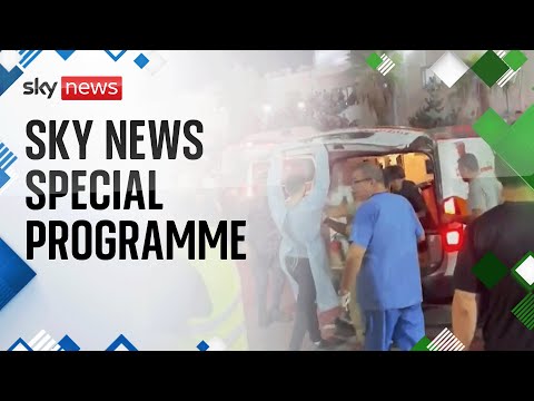 Watch live: Sky News special programme on the Israel-Hamas war