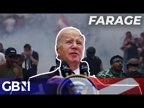 Farage criticises Biden’s ‘most extraordinary, poor, clumsy use of words’ when addressing Israel