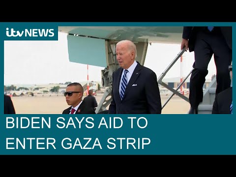 Israel to let aid into Gaza as Hamas hostages’ families criticise move | ITV News