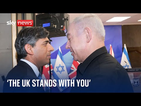 Israel-Hamas war: ‘The UK stands with you’ – Rishi Sunak meets Israel’s PM and president