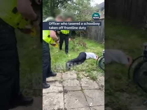 Officer who tasered a schoolboy taken off frontline duty #ITVNews #Birmingham