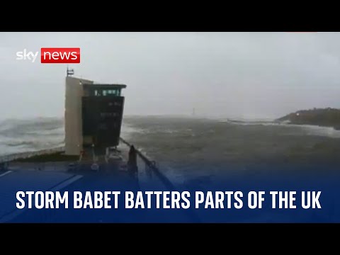 Watch live: Storm Babet batters UK with homes evacuated