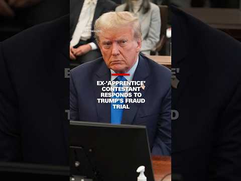 Ex-‘Apprentice’ contestant responds to Trump’s fraud trial