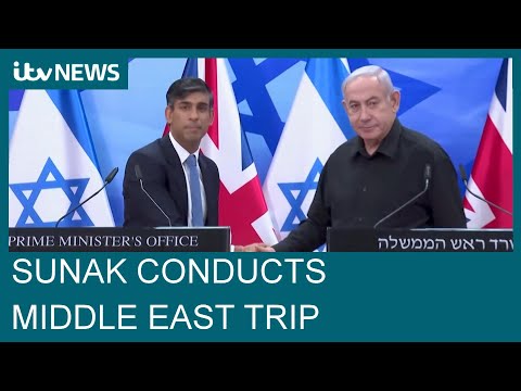 ‘The UK stands with you’: Sunak backs Israel after meeting Netanyahu | ITV News