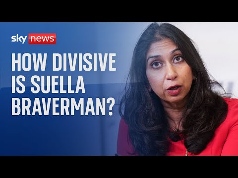 Is Suella Braverman divisive within the Conservative party?