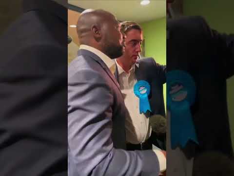 Defeated Tory candidate walks out