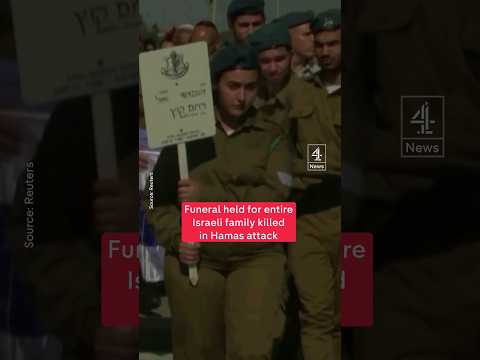 Israeli family of five killed in Hamas attack buried together
