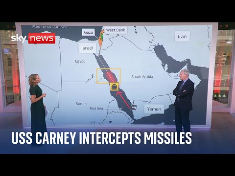 Israel-Hamas war: US shooting down missiles potentially heading to Israel is ‘significant’