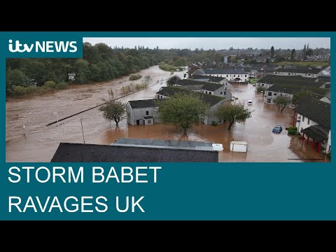 Three dead and hundreds of homes flooded as Storm Babet hits Britain | ITV News
