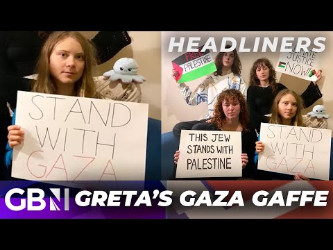 Greta’s Gaza Gaffe | Thunberg sparks fury for ‘I Stand With Gaza’ post | Daily Mail