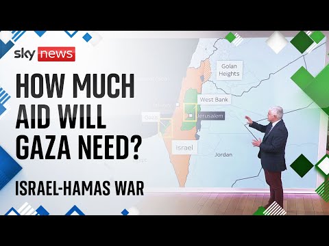 Israel-Hamas war: UN says Gaza needs 100 aid trucks a day