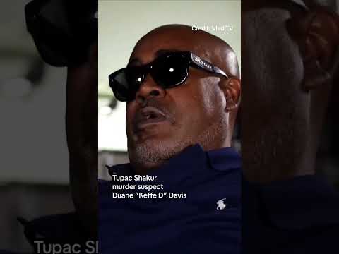Tupac suspect recalls night rapper died