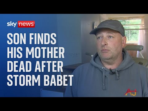 Storm Babet: Son finds his mother’s body ‘floating in the water’