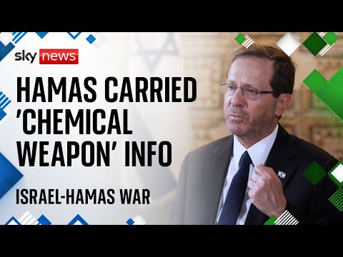 Israel-Hamas war: Hamas carried chemical weapons instructions – Israeli President