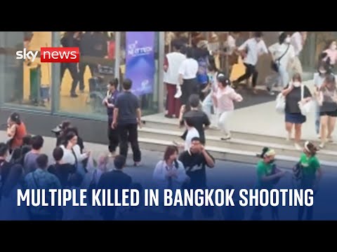Watch live from Bangkok after shopping centre shooting