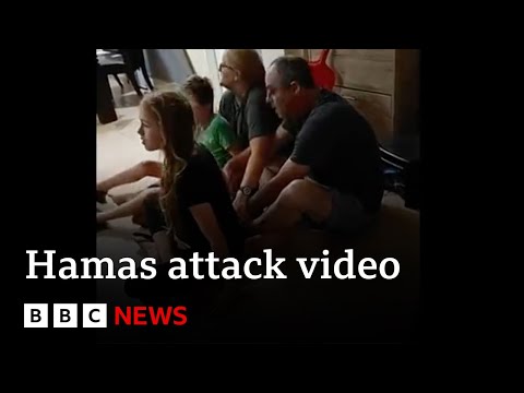 Shocking video of family held captive by Hamas after killing teenage daughter – BBC News