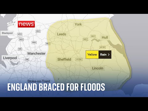 England braced for floods following weather warning