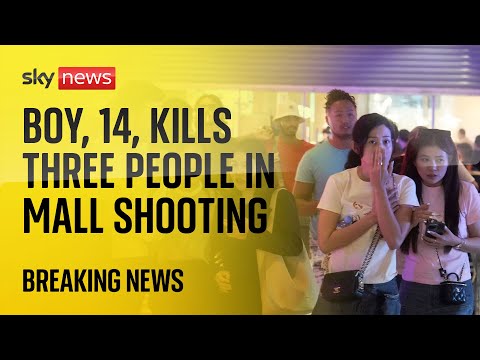 Thailand: Boy, 14, arrested as three shot dead in Bangkok shopping centre