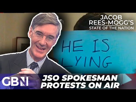 ‘I feel really sorry for you’ | Jacob laughs at Just Stop Oil as they stage protest on air