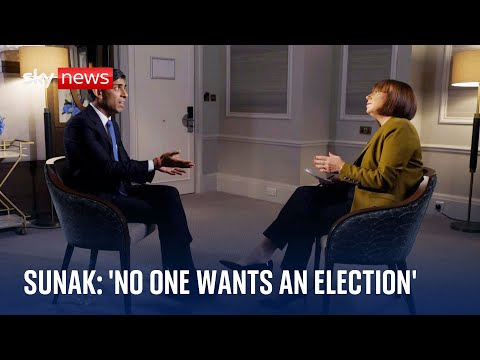 Rishi Sunak says ‘no one wants an election’ in interview ahead of Tory Party conference speech