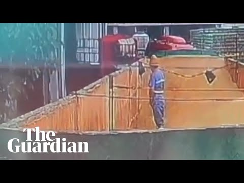 Video appears to show worker urinating into tank of Tsingtao beer ingredients
