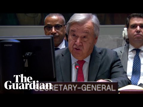 UN chief expresses concern over ‘clear violations of international law’ in Gaza