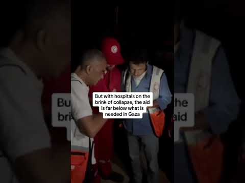 Much-needed aid arrives in Gaza