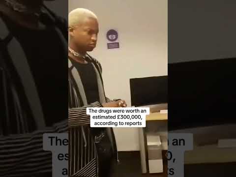 Cocaine ripped out of TikTok star’s suitcase
