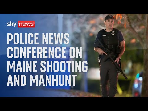 Watch live: Police give a briefing on the shooting in Maine