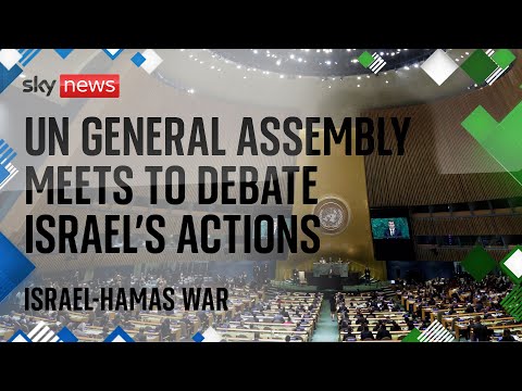 Watch live: UN General Assembly convene to discuss Israel-Hamas war