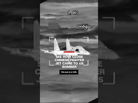 See how close Chinese fighter jet came to US bomber