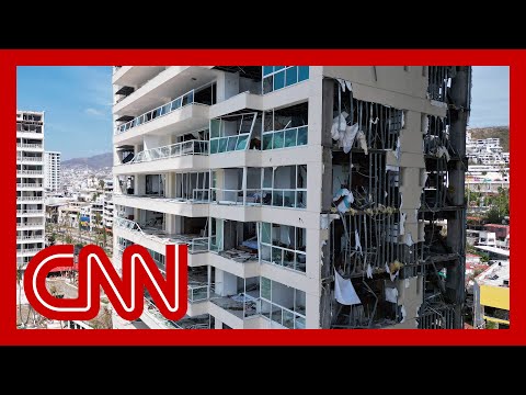 Drone footage shows widespread devastation caused by Category 5 hurricane