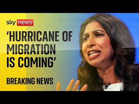 Conservative conference: Suella Braverman warns of ‘hurricane’ to come on migration