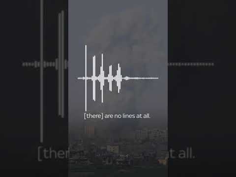 Voice note on life in Gaza after bombings