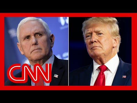 Hear Trump’s response to Pence suspending his campaign