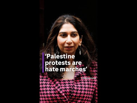 Braverman: Pro-Palestinian protests are ‘hate marches’.