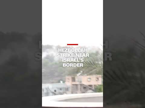 Video shows artillery strike near Israel’s border