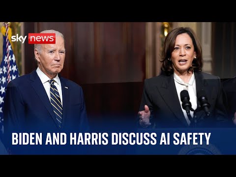 Joe Biden unveils sweeping AI regulations – days before skipping Rishi Sunak’s safety summit