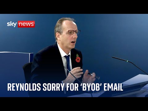 Boris Johnson’s former private secretary sorry for ‘bring your own booze’ email