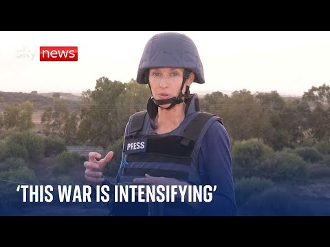Israel-Hamas war: Sky’s Deborah Haynes reports from Israel ‘as war is intensifying’