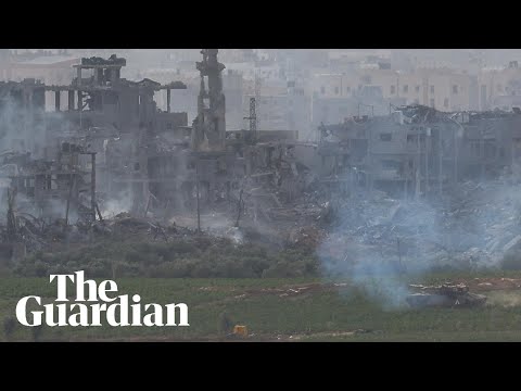 Israeli forces appear to be advancing on Gaza City from two sides
