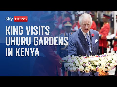 King and Queen attend state banquet in Kenya