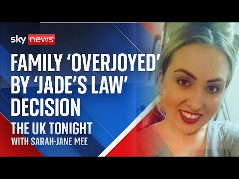 Family of murdered mum ‘overjoyed’ by ‘Jade’s Law’ decision