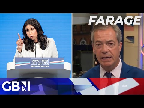 Farage brands Braverman a ‘TOOTHLESS TORY ATTACK PUPPY’ for Conservative Party Conference speech