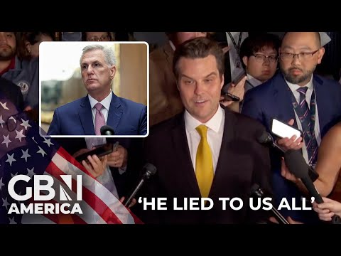 ‘He lied to us all!’ | Matt Gaetz on Kevin McCarthy’s Government shutdown deal with Democrats