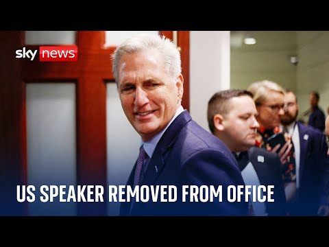 Kevin McCarthy: US House Speaker removed from office for first time in history