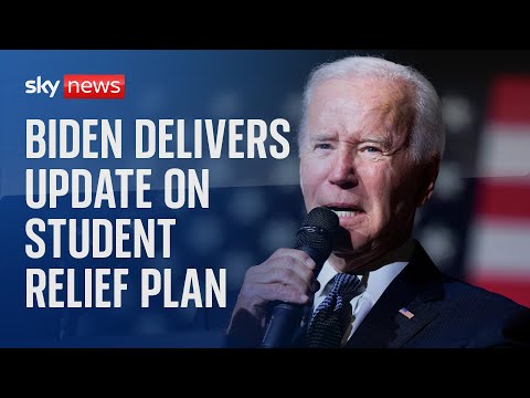 President Biden addresses his recent efforts to cancel student debt